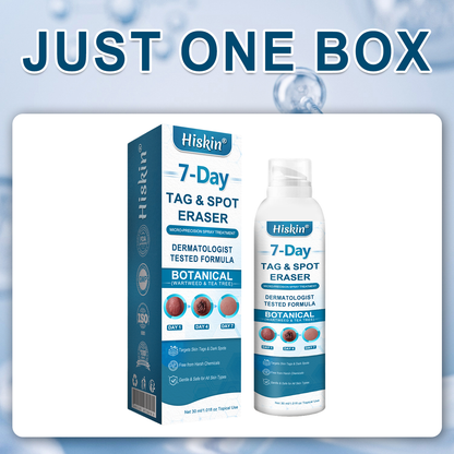 Official Brand Store | ✅💎 Hiskin® 7-Day Tag & Spot Eraser (Zero Pain, Zero Scars Precision Spray)