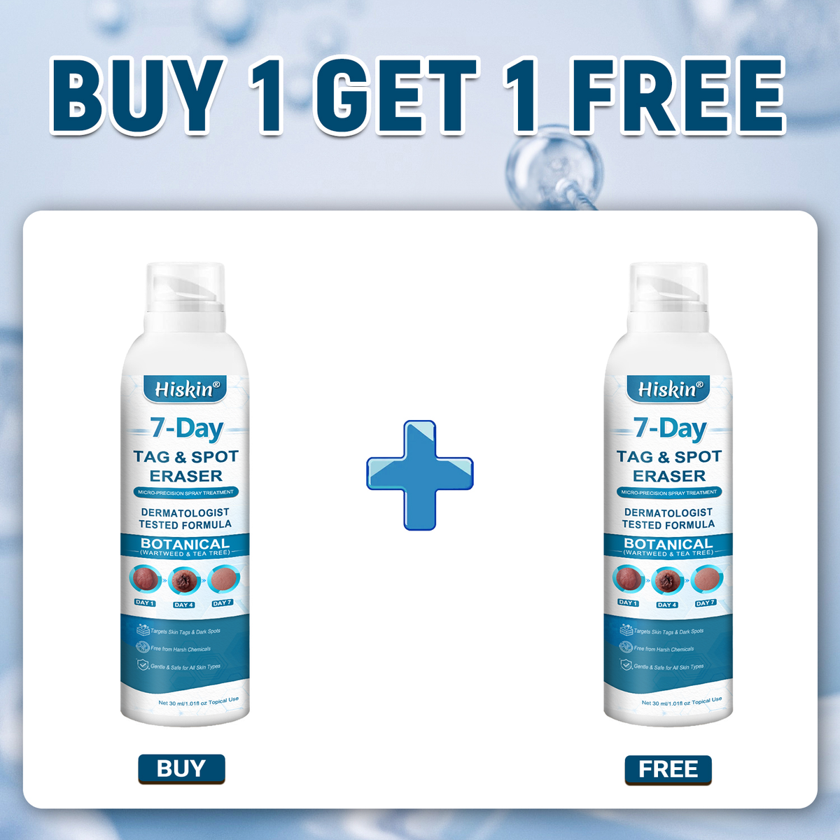 Official Brand Store | ✅💎 Hiskin® 7-Day Tag & Spot Eraser (Zero Pain, Zero Scars Precision Spray)