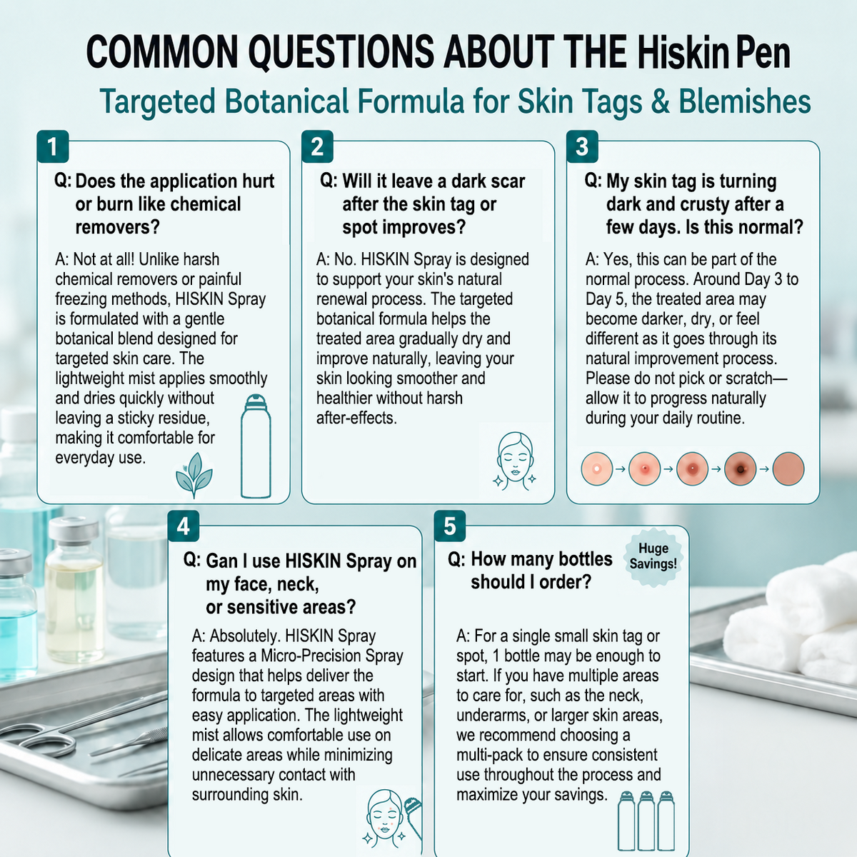 Official Brand Store | ✅💎 Hiskin® 7-Day Tag & Spot Eraser (Zero Pain, Zero Scars Precision Spray)